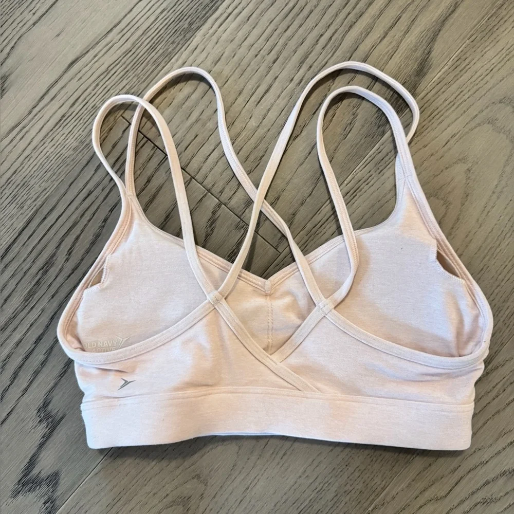 Old Navy Light Pink Sports Bra - Picture 2 of 3